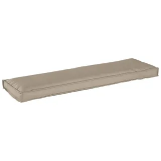 vidaXL Kissen 140 x 40 x 8 cm Taupe