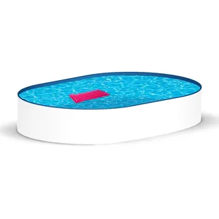 6.23m x 3.60m / 1.50m / Standard Blau Stahlwandpool Oval