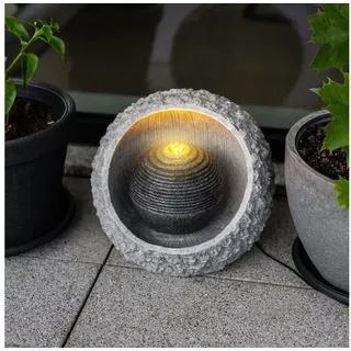 esotec Wasserspiel Solar Felssteinbrunnen