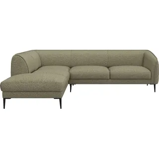 FLEXLUX Ecksofa Belle Designsofa, L-Form, B/T 268/209 cm, Skandinavisches Design, In hochwertiger Verarbeitung grün