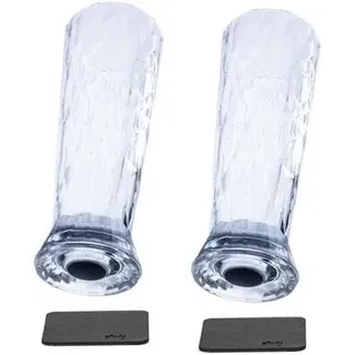silwy Magnet Bierglas, Kunststoff, 2er Set, 500ml