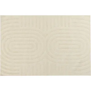Beliani MASTUNG Wollteppich 200 x 300 cm Beige