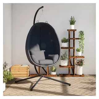 vidaXL Hängesessel Ei-Design Anthrazit