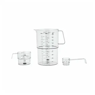 Rosti Mensura Messbecher-Set, klar 3tlg.