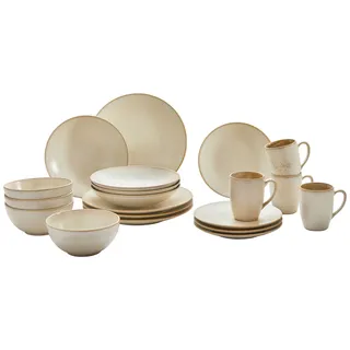 Asa Selection Cafe del Mar Kombiservice 20-tlg. beige unifarben