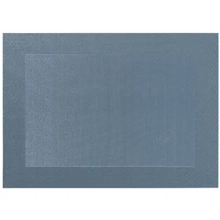 Asa Selection Platzset Tischset gewebter Rand Bluestone 46 x 33 cm,