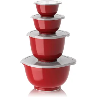 Rosti 4er Rührschüssel-Set "Margrethe" New red