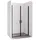 Moments of Glass Stella 91 180 cm schwarz/Klarglas 6 mm