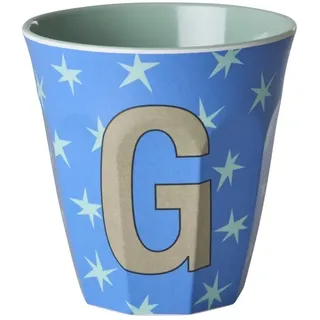 Rice Buchstabenbecher 0,25 l Blau