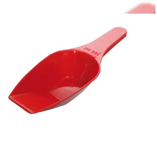 Schneider - Meßschaufeln aus PP, Länge: 200 mm, Vol. 100 ml, rot