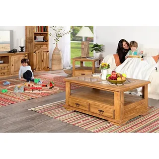 1a Direktimport Couchtisch Pinie Braun 110 x 48 x 0 cm
