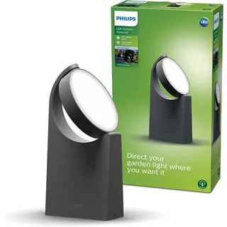 Philips Wegeleuchte Aluminium 7 W inkl. beweglichem Kopf anthrazit