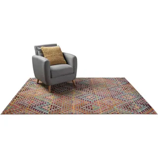 benuta Nest Vintage Teppich Casa - Mehrfarbig 120x170 cm - Teppich für Wohnzimmer, Schlafzimmer und Flur - Pflegeleicht - Fußbodenheizung Geeignet