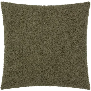 Yard Cabu Kissenbezug – Weicher, grober, strukturierter skandinavischer Bouclé-Bezug (Khaki – 55x55cm)
