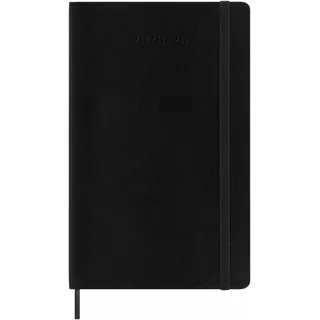 Moleskine Tagesnotizkalender 18 Monate A5 Schwarz 2025/26