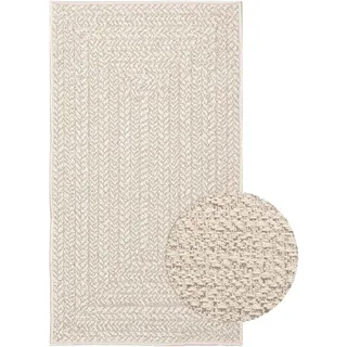vidaXL Zizur Teppichboden 60 x 110 cm Weiß
