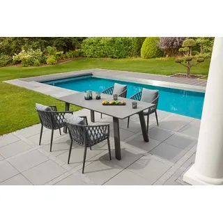 LC Garden Sunrest/Sunrepo Gartenmöbel-Set 5tlg. - Anthrazit