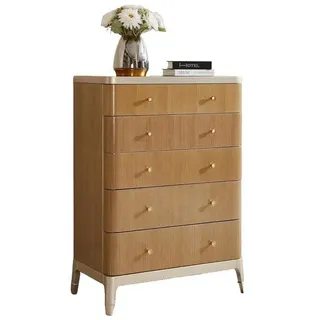JVmoebel Schubkastenkommode Sideboard Kommoden Echtholz Hochschrank Schrank Schränke Braun, Made in Europa braun