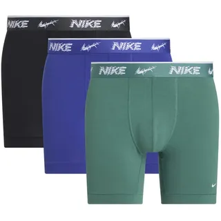 Nike Boxershorts unifarben grün M 3er Pack