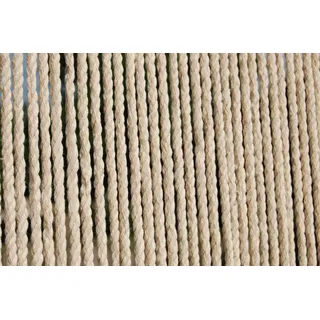 La Tenda CASA Türvorhang Seil Toulon 3 Fliegenvorhang Insektenvorhang Balkonvorhang Seilvorhang Creme beige, Maße:100 x 230 cm