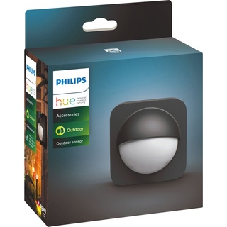 Philips Hue Bewegungsmelder Outdoor schwarz batteriebetrieben IP54