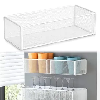 Magnetisches Gewürzregal, Magnetisches Regal, Magnet Regal Kühlschrank, Gewürzregal Magnetisch, Hängende Magnete Gewürzhalter, Küchenregal, Küchen Organizer Aufbewahrung, Magnetic Shelf, Weiß