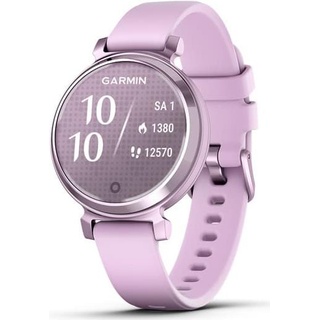 Garmin Lily 2 - Metallic lilac - intelligente Uhr mit Band - Silikon - Flieder - Handgelenkgröße: 110-175 mm - einfarbig - Bluetooth - 24.4 g (010-02839-01)