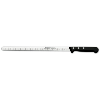 Arcos Serie Universal - Lachsmesser Fischmesser - Klinge Nitrum Edelstahl 290 mm - HandGriff Polyoxymethylen (POM) Farbe Schwarz