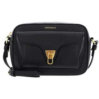 Coccinelle Beat Soft Umhängetasche Baumwolle/Leder Gold/Schwarz