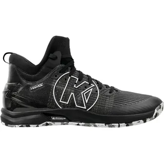 Kempa Attack Mid-Top Handballschuhe mit Michelin Laufsohle schwarz 44