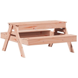vidaXL Picknicktisch mit Sandkasten für Kinder Massivholz Douglasie