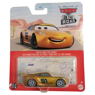 Mattel® Spielzeug-Auto Mattel HHT99 Disney Pixar Cars on the Road Rusteze Dinoco Cruz Ramirez, (Disney Pixar Cars on the Road Rusteze Dinoco Cruz Ramirez) bunt