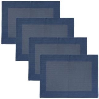 Platzset, »Tischset 4er-Pack«, Erwin Müller, (4-St), Uni blau