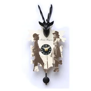 Trenkle Kuckulino Schwarzwalduhr mit Quarzwerk und Kuckuckruf TU 3011 PQ