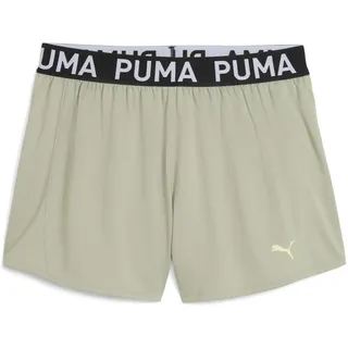 Puma W Strong Knit 3" Strick-Shorts Lux Army XS