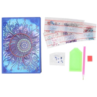 5D Diamond Painting Notizbuch-Kit DIY Buntes speziell geformtes Diamant-Stick-Tagebuch