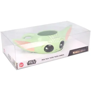 Stor Tasse Baby Yoda Kind Star Wars Tasse im Geschenkkarton, Keramik grün