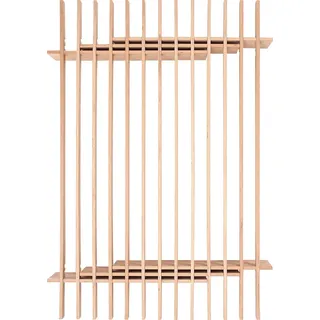 Bett TOJO "parallel L", beige (natur), B:178cm H:25cm L:205cm, Betten, Bett, einfache Montage ohne Werkzeug, in verschiedenen Breiten