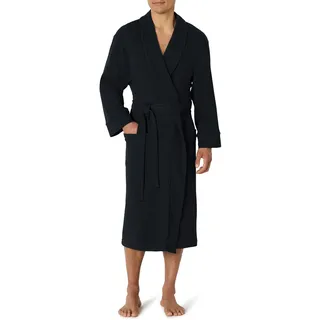 Amazon Essentials Waffel-Bademantel Schwarz XL