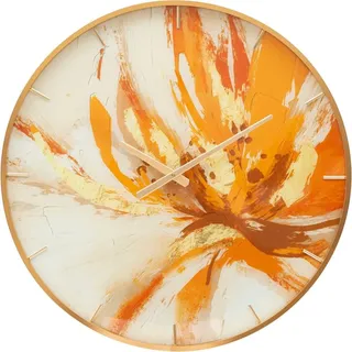 Mauro Ferretti Wanduhr Glas Toply mehrfarbig 60x5 cm - Orange