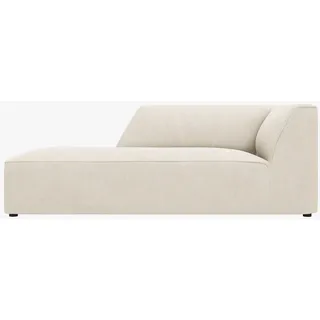 Micadoni Recamiere Ruby, Chaise Longue 1-Sitzer Modul beige
