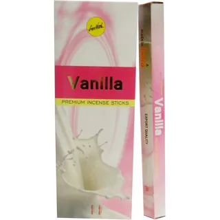 Räucherstäbchen Vanilla 120 Sticks 6 Schachteln Vanille Duft Wohnaccessoire Raumduft Deko