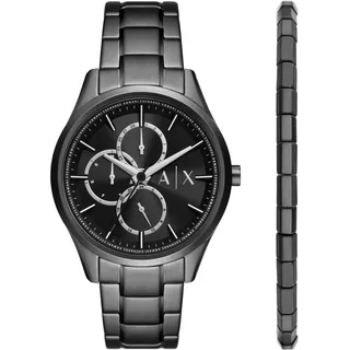 Armani Exchange Watch for Men, Quartz Multifunctional Movement and 42mm Case Size with Stainless Steel Strap