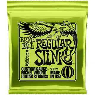Ernie Ball Regular Slinky 2221 Nickel-Gitarrensaiten 10-46
