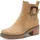 Stiefeletten mit weichem Innenfutter Blockabsatz Beige Beige 38