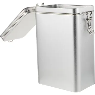 Cabilock Kaffeedose Luftdicht Metall Kaffeebohnendichtungsdose Lagerbehälter Für Kaffeebohnen Tee Gewürze Rechteckig 7.48 X 4.72 X 3.15 in Für Küche Zuhause Outdoor