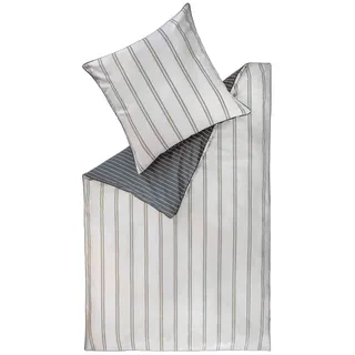 Esprit Bettwäsche CHILL Renforcé Bettwäsche, Baumwolle, 1 teilig, 155 x 220 cm in Grau grau