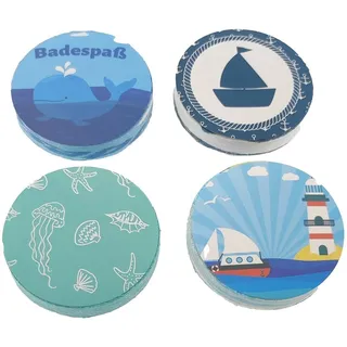 CEPEWA GmbH Maritim Handtuch 30 x 30 cm mehrfarbig 4 St.