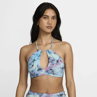 Nike Swim geschnürtes Bikini-Oberteil für Damen - Blau, XL (EU 48-50)
