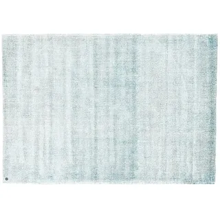 Tom Tailor Wollteppich  Groove , blau , Viskose , Maße (cm): B: 190 H: 1,5